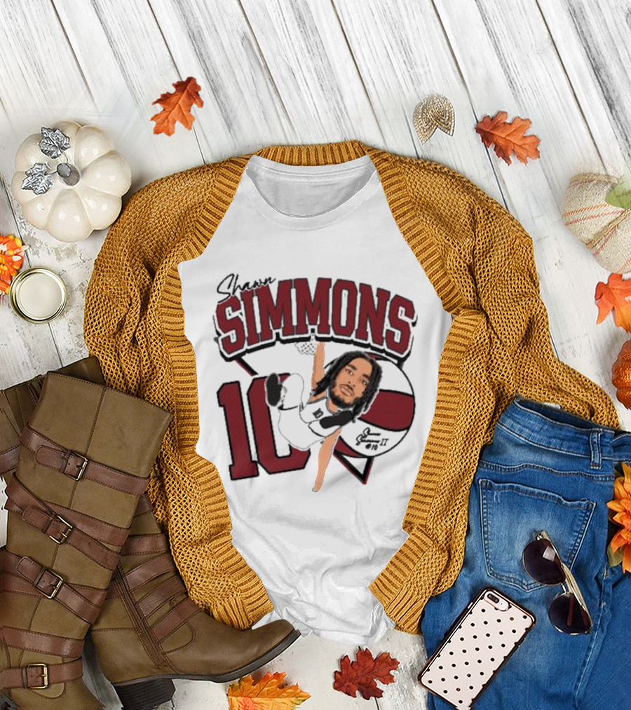 Shawn Simmons Dunking Basketball Number 10 St Joe’s Forward T-Shirt