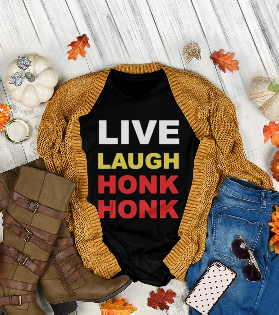 Tank Ledger Live Laugh Honk Honk Funny Clown Meme T-Shirt