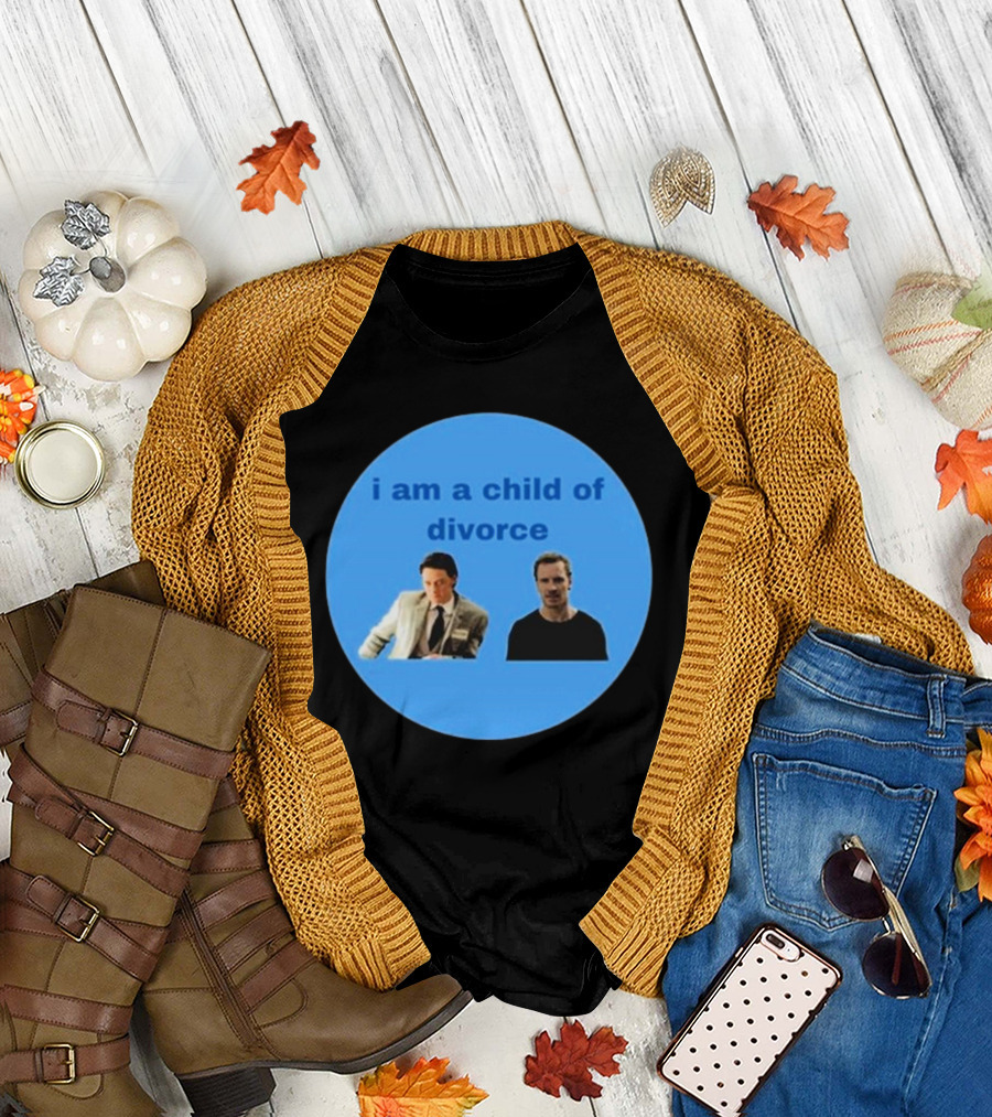James Mcavoy Michael Fassbender I Am A Child Of Divorce i am a child of divorce T-Shirt