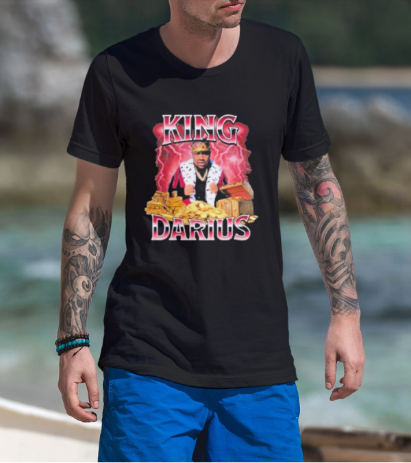 KING DARIUS GOLD TREASURE LIGHTNING T-Shirt