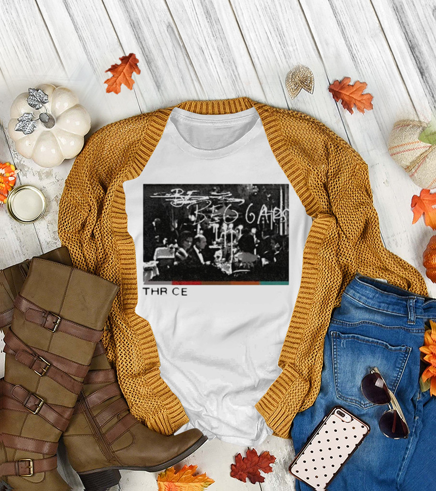 Thrice Beggars Album Art Black and White Scene T-Shirt