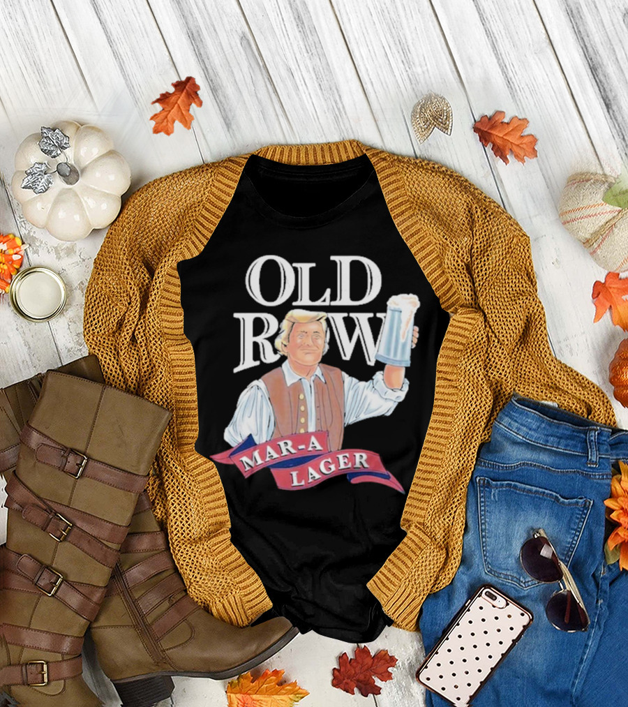 Old Row Mar-A Lager Vintage Style Cheers Figure T-Shirt