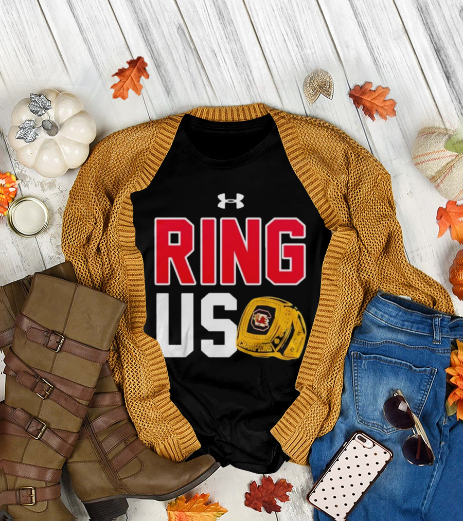 South Carolina Gamecocks Women's Basketball Ring Us Champions T-Shirt
