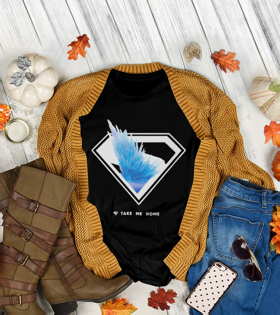 uperman 2025 Take Me Home Ice Crystal Diamond Emblem T-Shirt