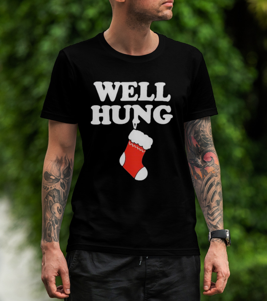 Danny Duncan Well Hung Holiday Stocking T-Shirt