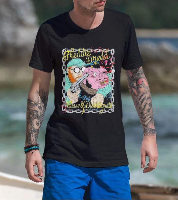 Freddie Dredd Cease And Disintegrate Piggy T-Shirt