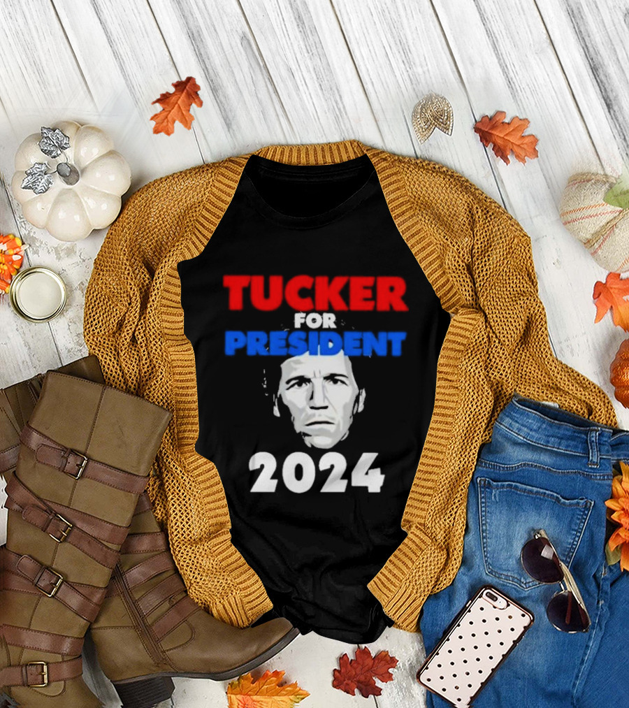 Tucker For President Carlson T-Shirt