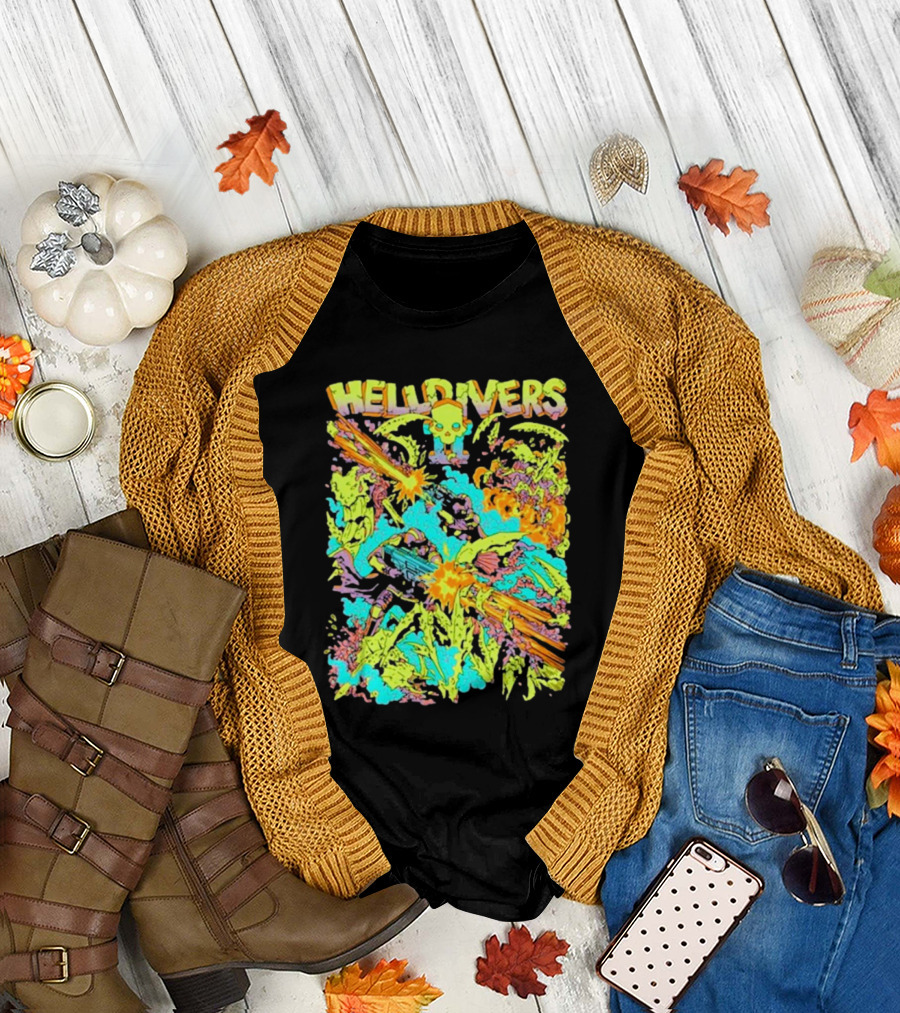 Helldivers 2024 Explosive Battle The Taste of Freedom T-Shirt