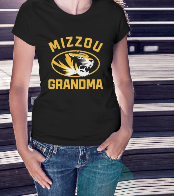 Mizzou Grandma Tiger Head T-Shirt