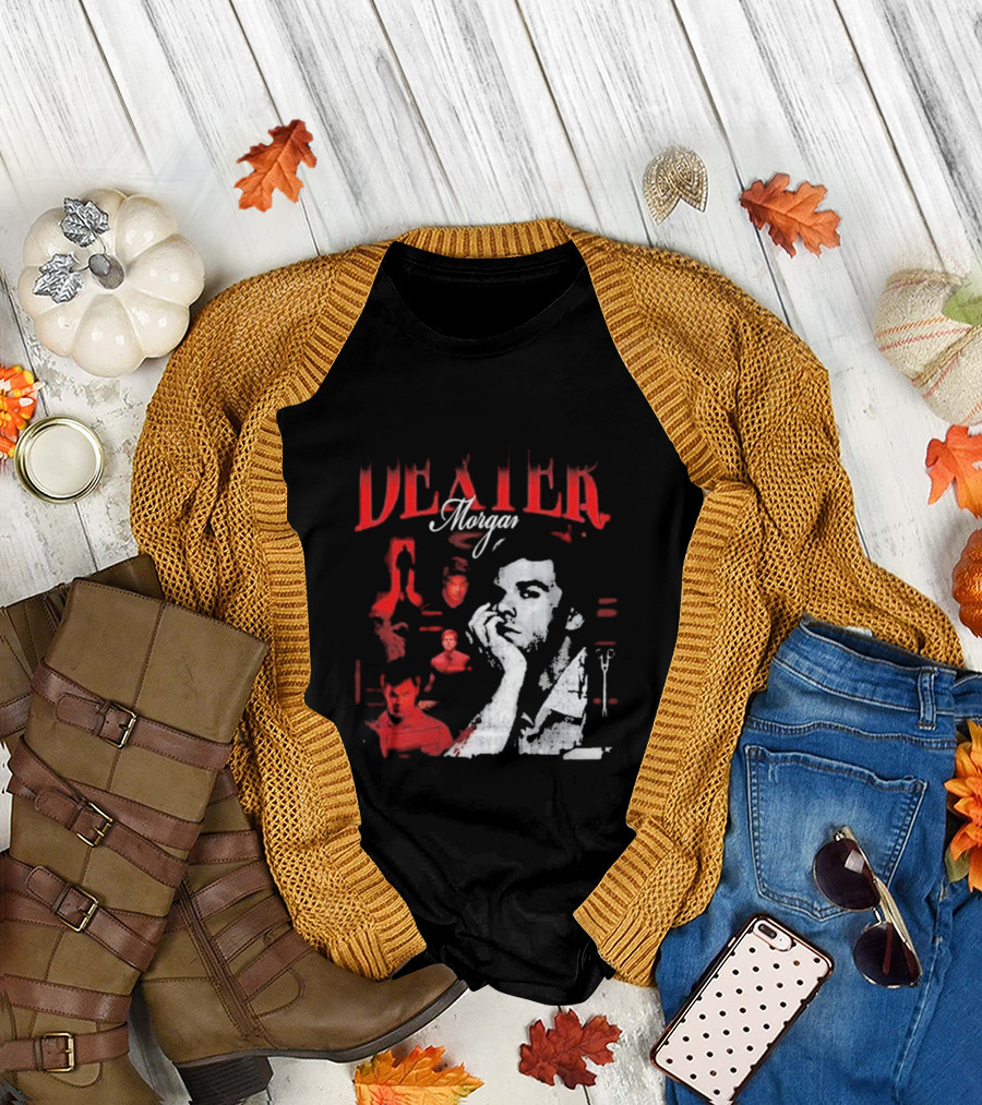 Dexter Morgan Heartthrob Iconic Red and Black T-Shirt
