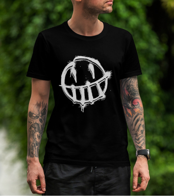 Spencers Online The Boys Graffiti Smiley Face T-Shirt