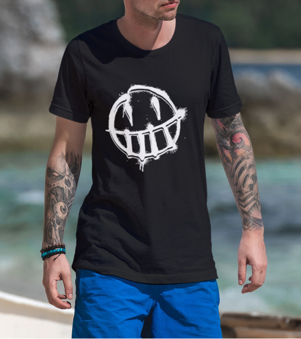 Spencers Online The Boys Graffiti Smiley Face T-Shirt