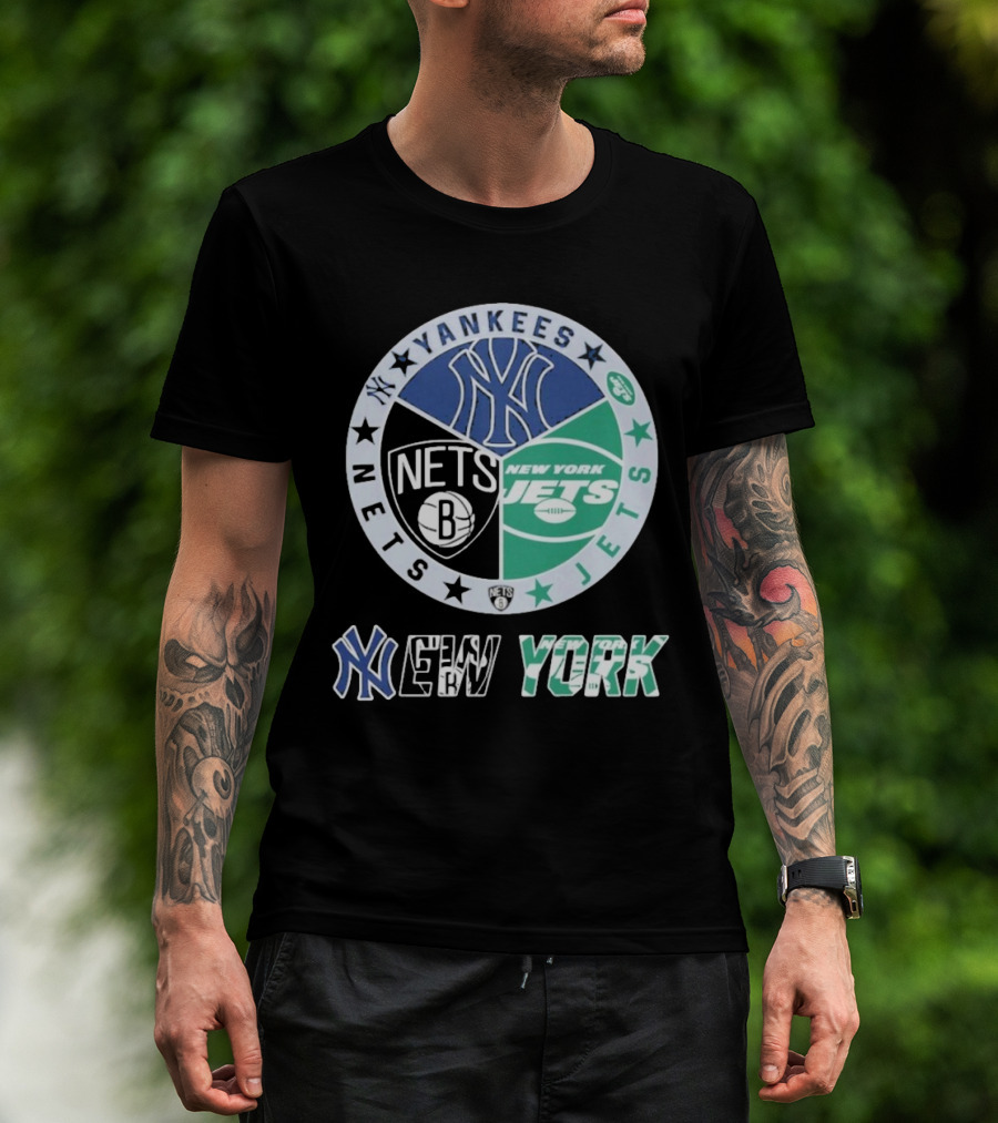 New York Yankees Nets Jets Yankees Nets Jets T-Shirt