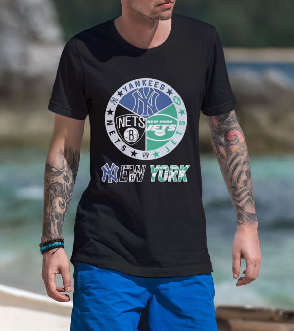 New York Yankees Nets Jets Yankees Nets Jets T-Shirt