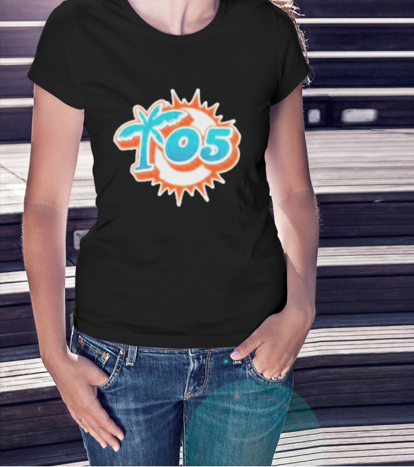 T05 Treeofive Tree O Five Miami Dolphins Retro Zip Up T-Shirt