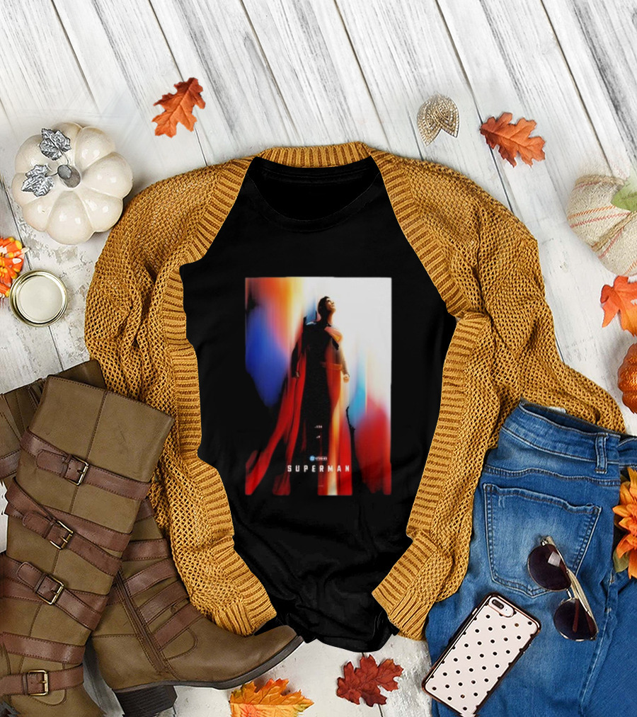 Superman 2025 Movie Look Up Vivid Heroic T-Shirt