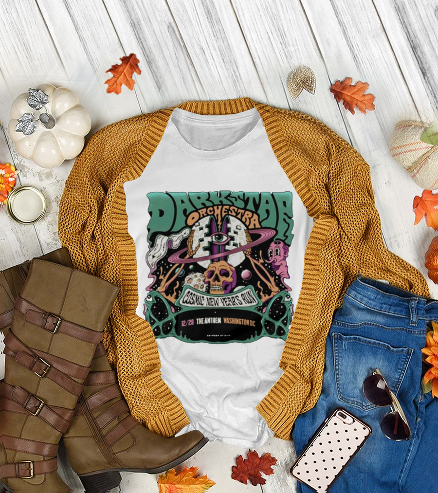 Dark Star Orchestra Cosmic New Year's Run 12/28 The Anthem Washington DC T-Shirt