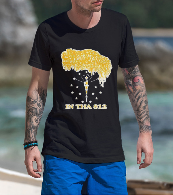 Indiana In Tha 812 Stars Torch Noodles T-Shirt