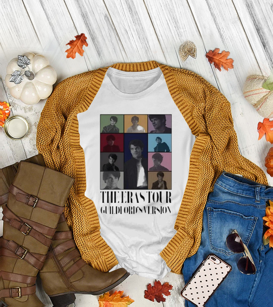 The Eras Tour Guildford’s Version Multicolor Portrait Collage T-Shirt