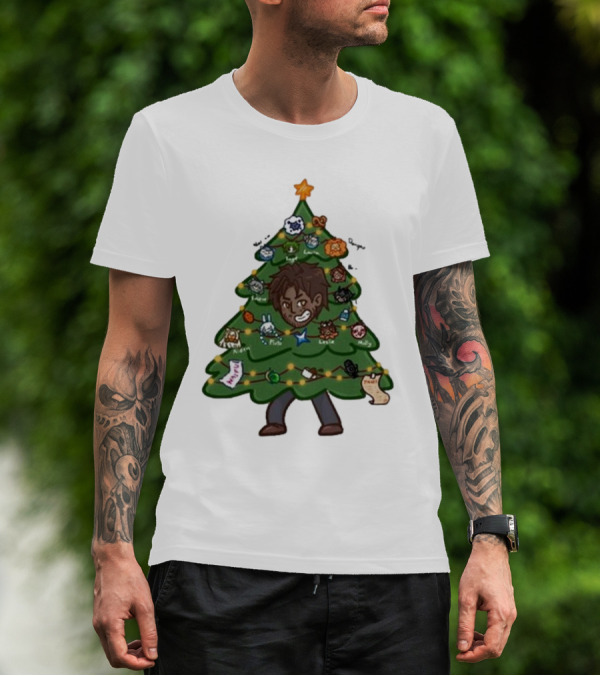 The Great Christmas Tree With Utc Audio Icons And Character Ornaments T-Shirt