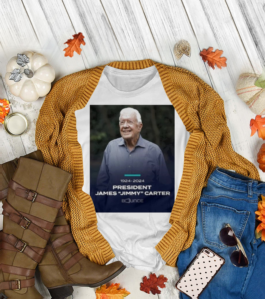 1924-2024 President James Jimmy Carter Bounce T-Shirt