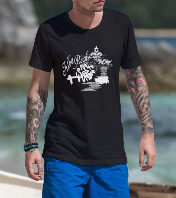 Alba Reche Nsth World Blurry Text T-Shirt