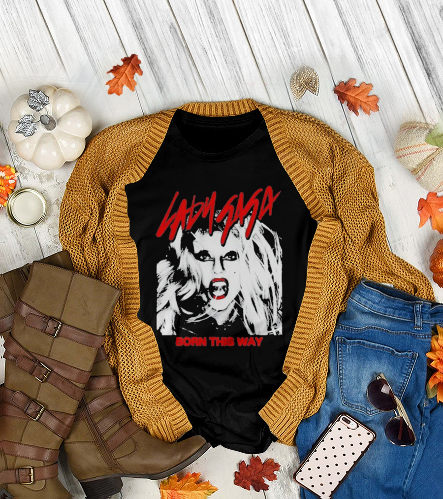 Lady Gaga Born This Way Artwork T-Shirt