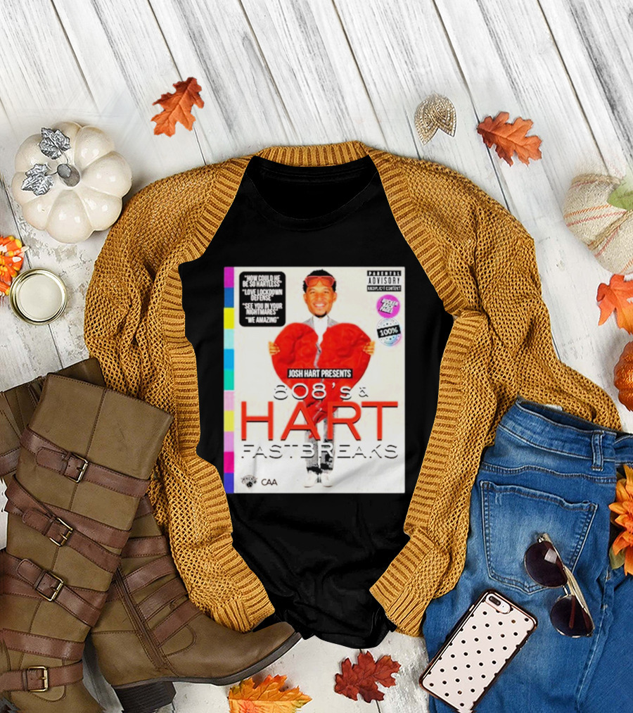 Josh Hart Presents 808’s and Hart Fastbreaks Love Lockdown Defense Featuring Famous Quotes and Iconic Concept T-Shirt