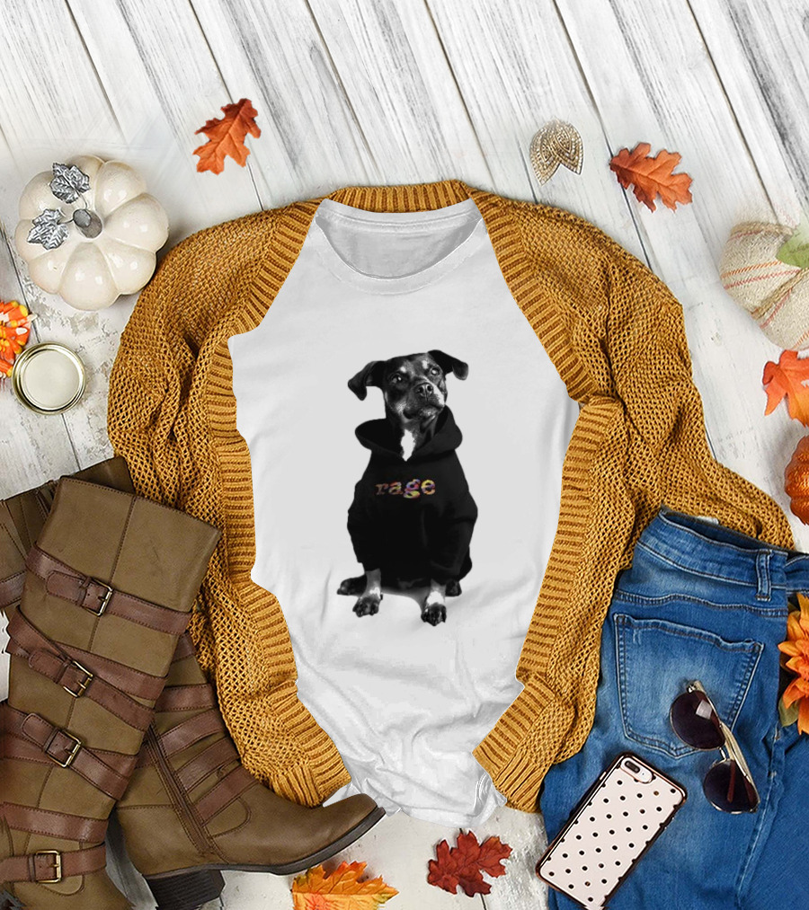 Rage Dog in T-Shirt