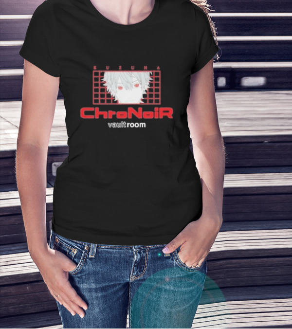 Kuzuha ChroNoiR Vaultroom Anime Character Grid T-Shirt