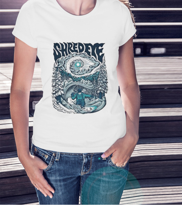 Shredeye Snow Surfer Forest Adventure T-Shirt