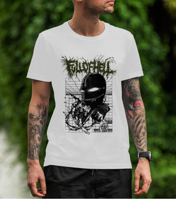 Full Of Hell Zipper Mask Brutal T-Shirt