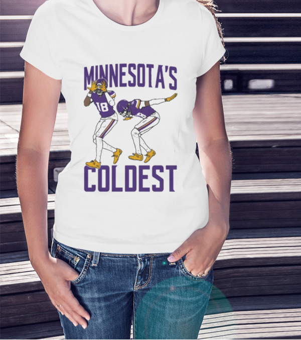Minnesota’s Coldest Justin Jefferson 18 Football Moves T-Shirt