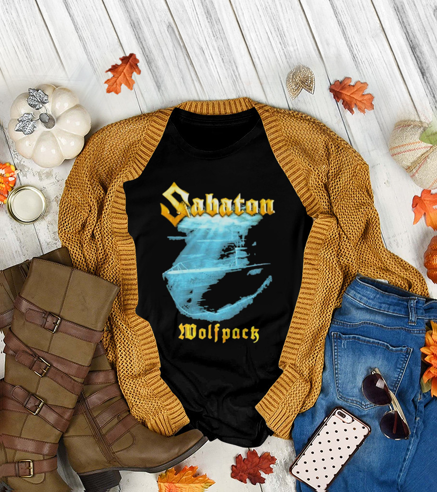 Sabaton Wolfpack Submarine Battle Reflection T-Shirt