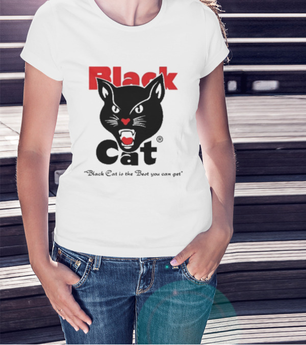 Black Cat Is The Best You Can Get Matthew Livelsberger T-Shirt