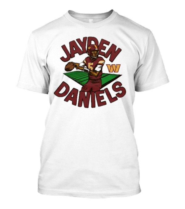 Jayden Daniels Washington Commanders Football Player T-Shirt