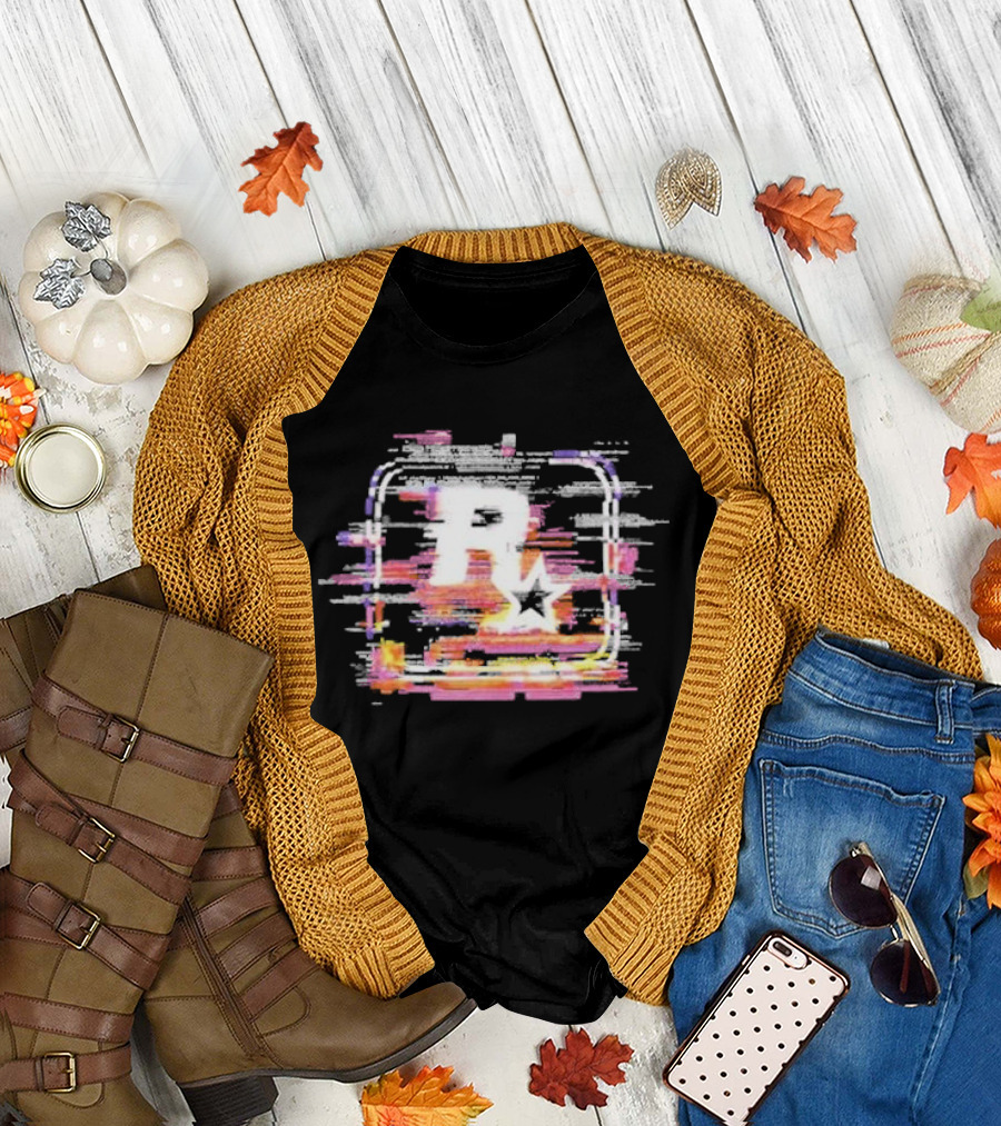 GTA6 Rockstar Glitch R T-Shirt