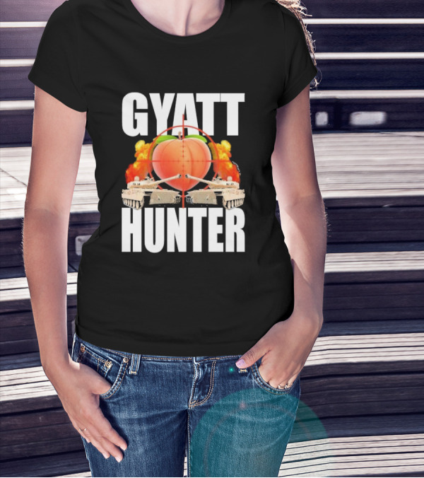 GYATT Hunter Crankin My Hog Meme Tanks Peach Target Explosion T-Shirt