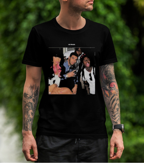 Maiya The Don No Frauds Young Money Crew Photo T-Shirt