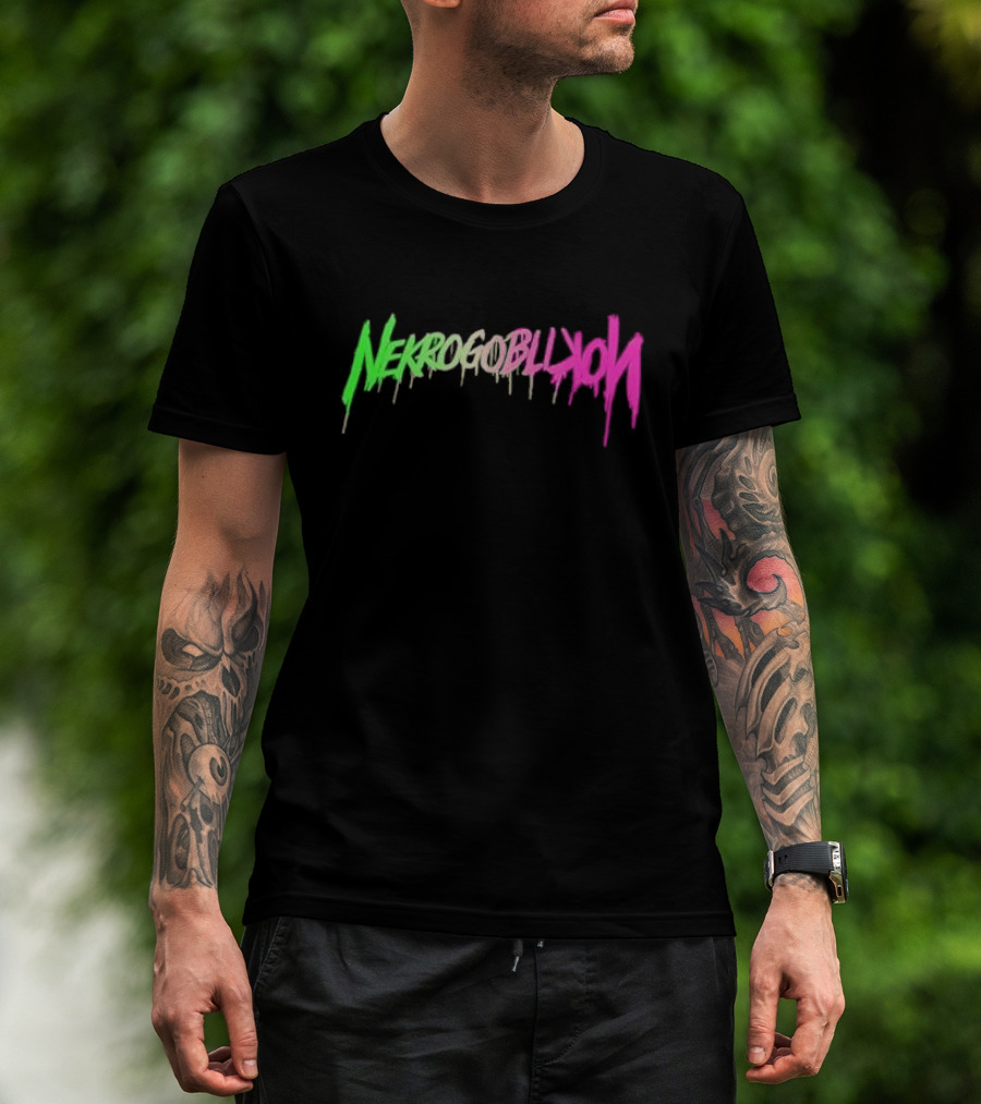 Nekrogoblikon Goblin Mode Wicked Ombre Neon Drip T-Shirt