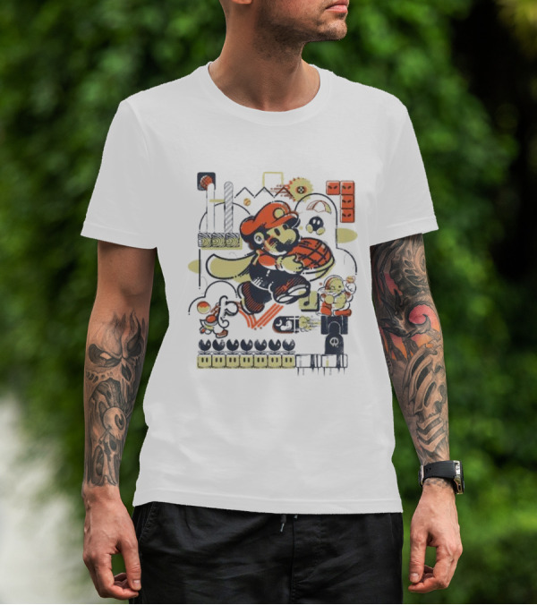 Athletic Acrobatics AGDQ 2025 Mario Retro Adventure Gaming T-Shirt