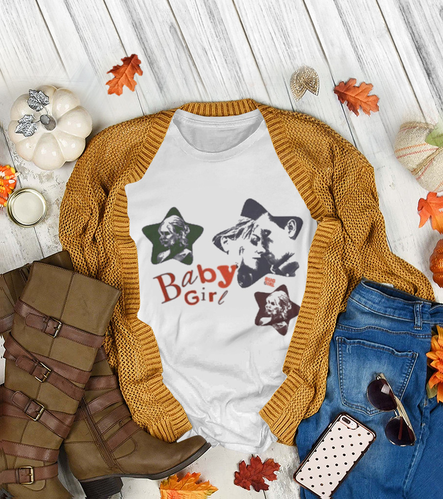 Baby Girl Bug Girl Star Portraits T-Shirt