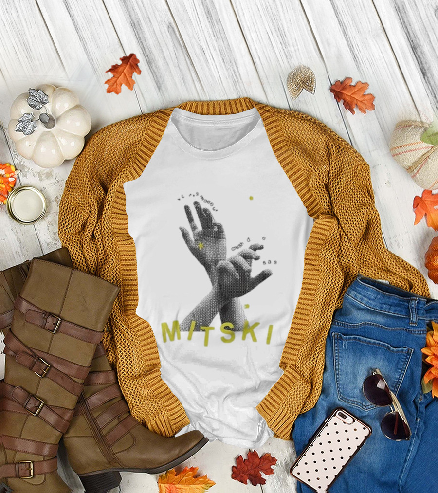 Mitski My Body’s Made Of Crushed Little Stars Hands T-Shirt