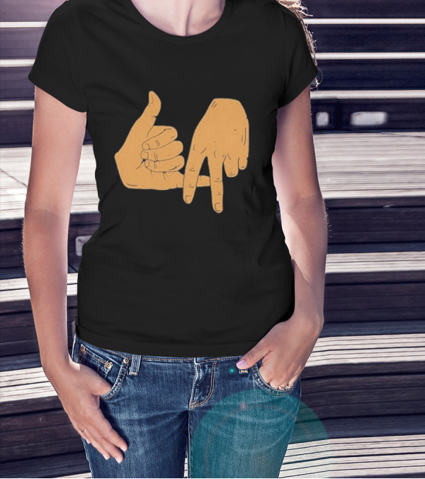 Dirty Coast Los Angeles Hand Gesture T-Shirt