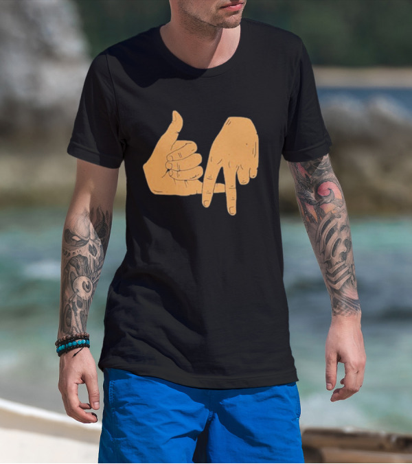 Dirty Coast Los Angeles Hand Gesture T-Shirt