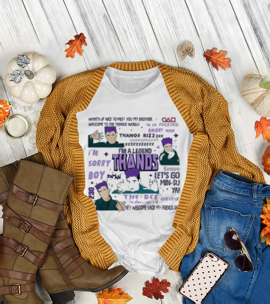 Thands I'm a Legend Welcome to Thanos World 230 Thanos Rizz T-Shirt