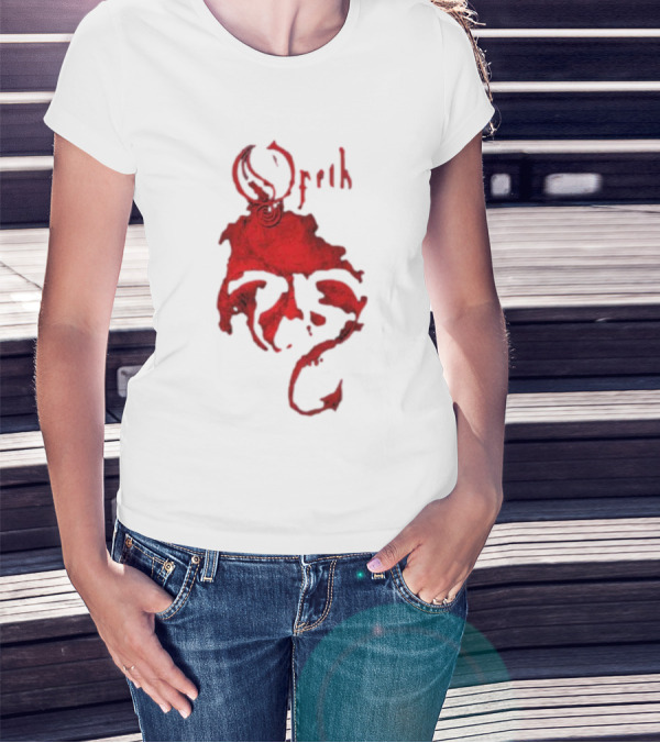 Opeth Heritage Red Skull T-Shirt