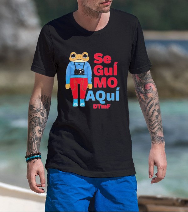 Se Guí Mo Aquí DTMF Frog With Camera T-Shirt