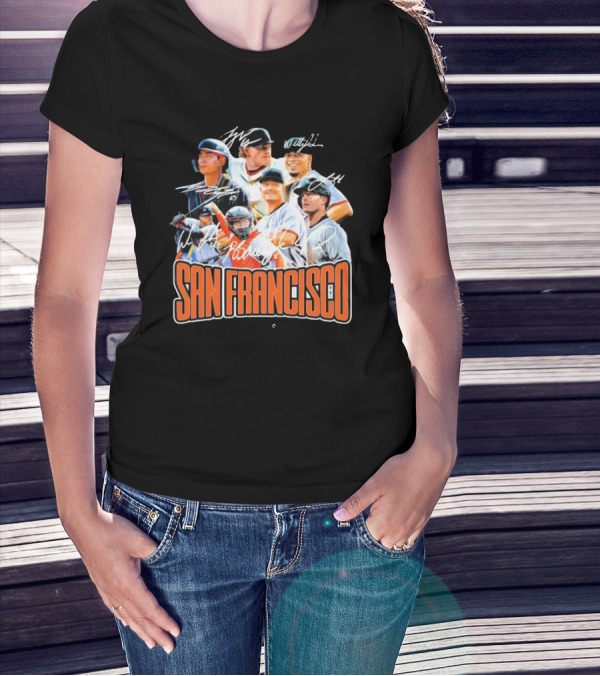San Francisco Giants MLB Players Series Signatures 2025 T-Shirt