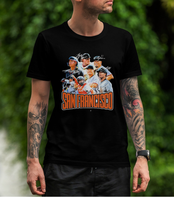 San Francisco Giants MLB Players Series Signatures 2025 T-Shirt